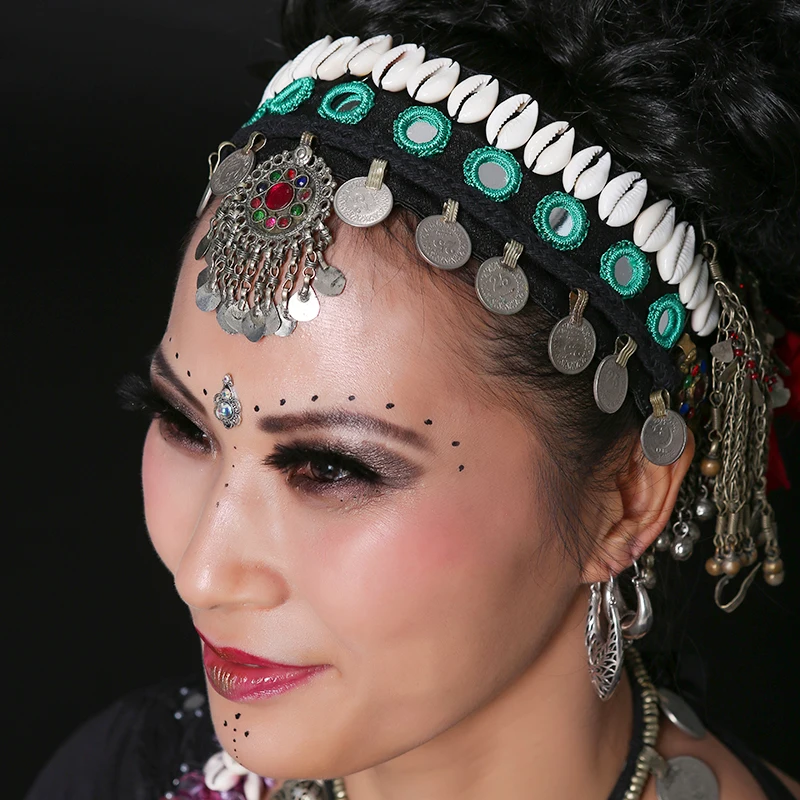 Retro-Metal-Shell-Decorated-India-Dance-Headwear-Adult-Women-Stage-Performance-Accessory-For-Lady-Ethnic-Dance (2)