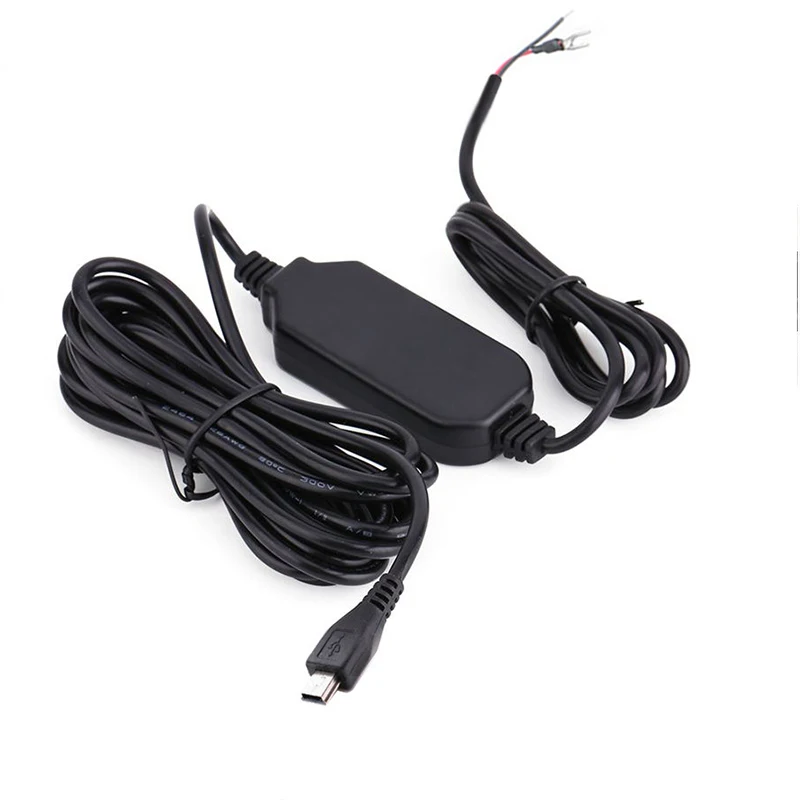 

5PCS/Set Pro 12v to 5v 3.5m Power Inverter Converter Universal Hard Wire Charger Cable Mini USB for Car DVR GPS