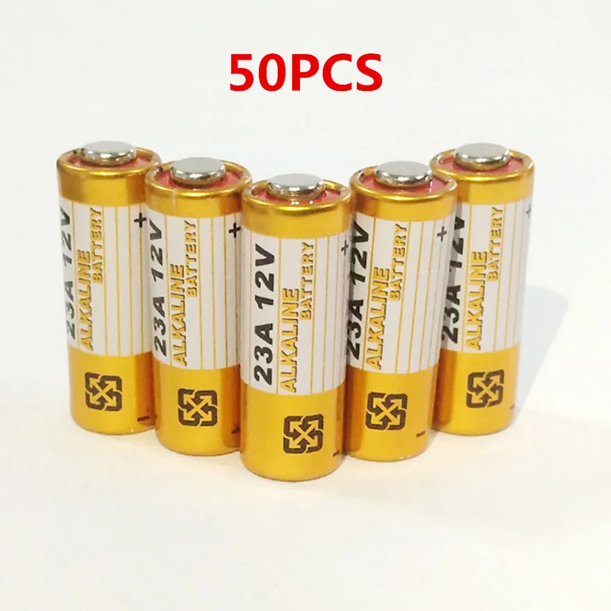 50PCS/LOT 12V 23A MN23 23A L1028 A23 super alkaline battery for