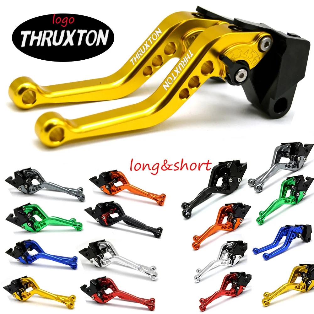 Короткие и длинные для Triumph THRUXTON 2004-2015 аксессуары мотоциклов с ЧПУ Рычаги