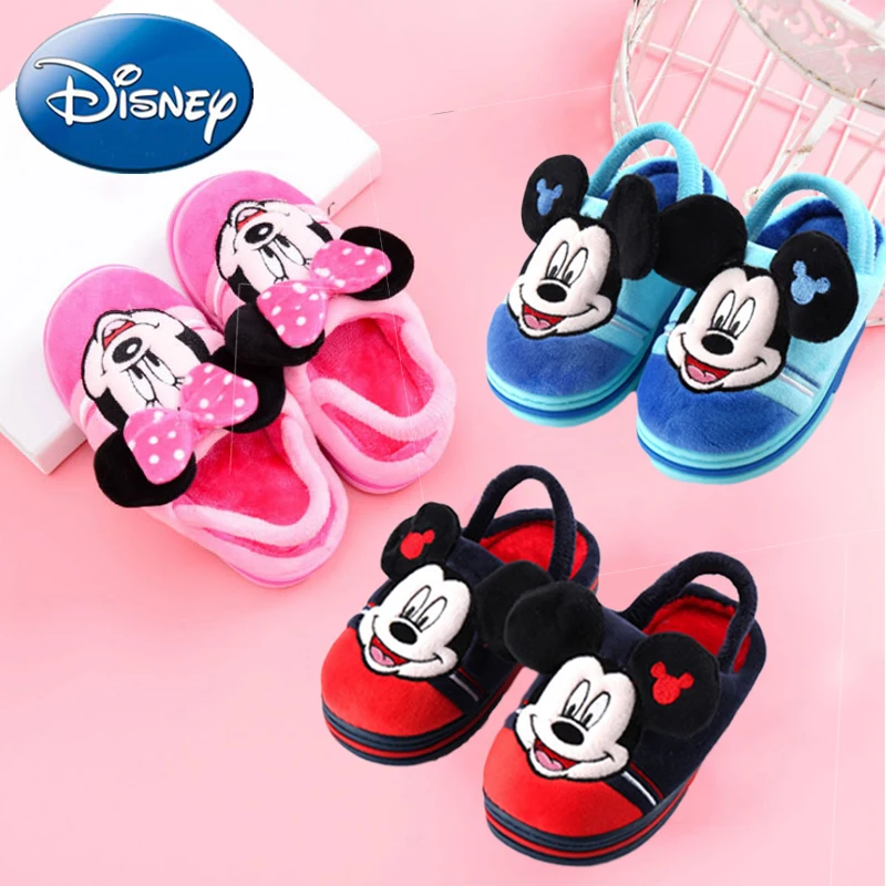 2018 Disney Kinder Cartoon Baumwolle Schuhe Minnie Maus Minnie Maus Hausschuhe | Schuhe für Mädchen | Mädchen