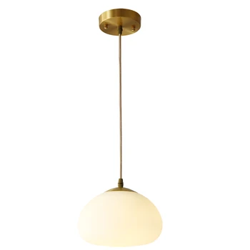 

JAXLONG Nordic Hanging Light Copper Living Room Restaurant Creative Aisle Bar Pendant Bedroom Vintage Lighting for Homes Gallery