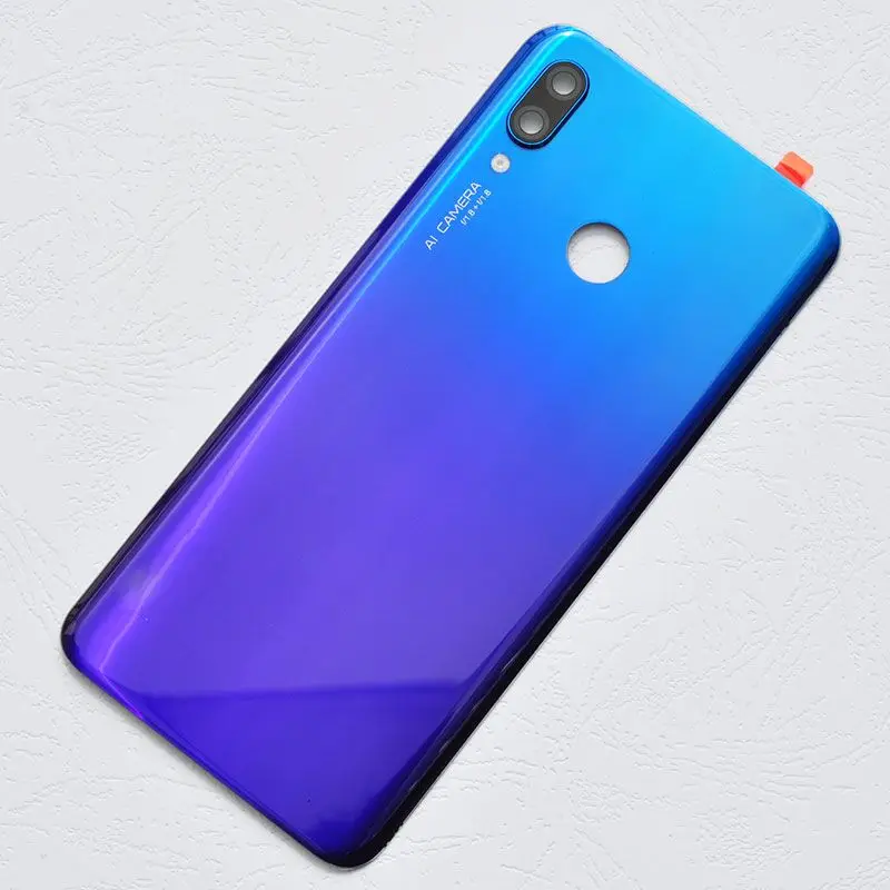 BINYEAE 3D стеклянный чехол для батареи для huawei Nova 3 задний корпус задняя крышка с объективом камеры+ логотип