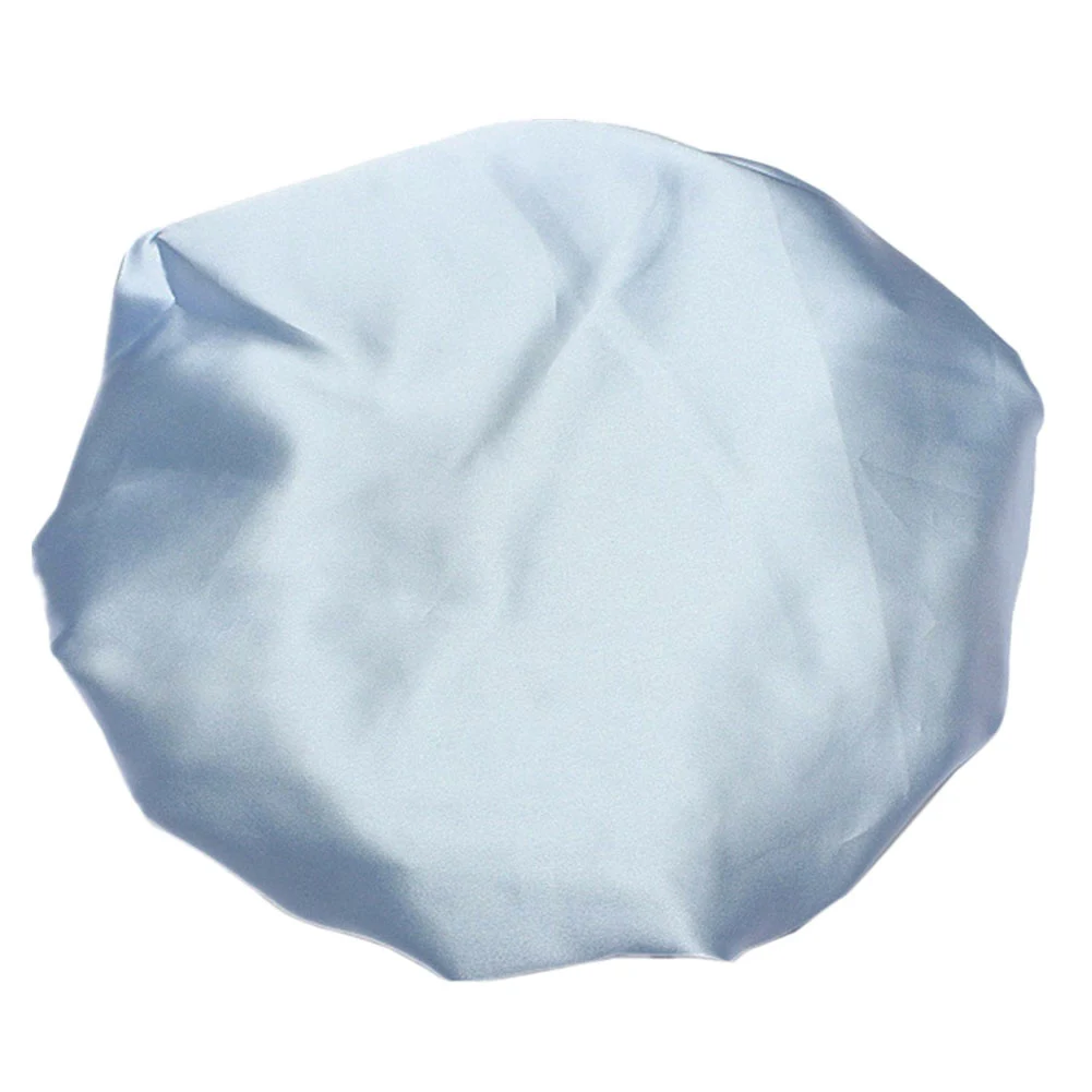 

Women Waterproof Elastic Lace Shower Bouffant Hair Bath Cap Hat Spa Protect MSI-19
