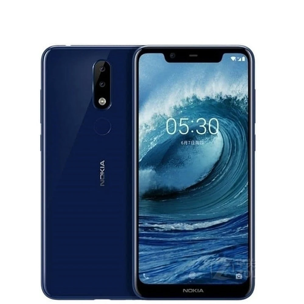 Nokia X5 мобильного телефона 4 аппарат не привязан к оператору сотовой связи 5,86 "Octa Core, 3 ГБ/4 ГБ Оперативная память 32/64 GB Встроенная память 13MP + 5MP