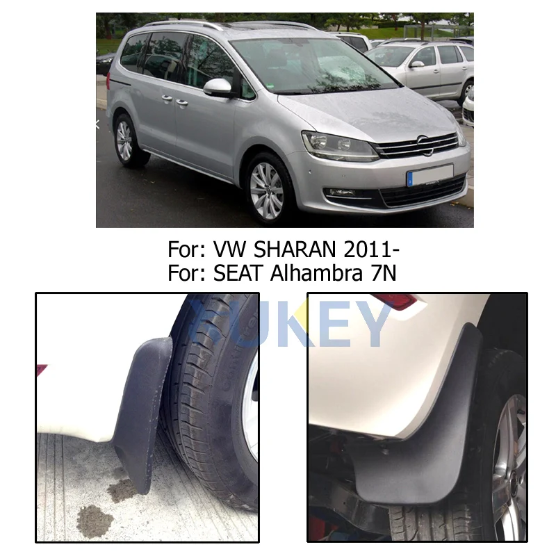 Для VW Sharan 2011-Up Seat Alhambra 7N splash Брызговики Передняя тыльная грязь щитки Брызговики 2012- 014 брызговик s