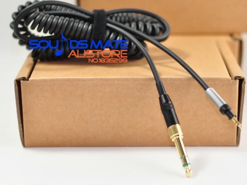 Replacement Coiled DJ Cable Extended Spring Wire For JBL J55 J55a J55i J88 J88a J88i 1M 3M 3 5mm 6 35mm To 2 5mm