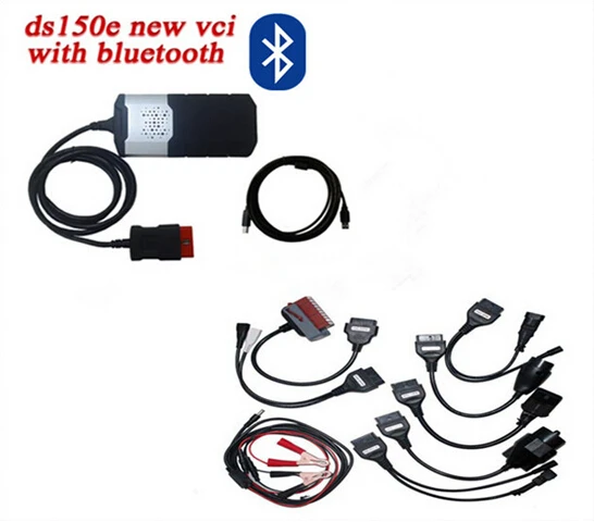 

Latest OBDII SCANNER CDP Pro plus For Delphi ds150e Autocom Car diagnostic tools Scanner with set 8 cables for cars
