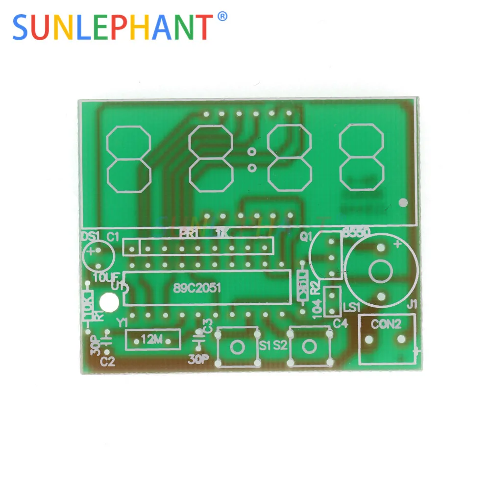 Высокое качество C51 4 бита электронные часы электронный производственный Набор DIY наборы C51 электронные часы