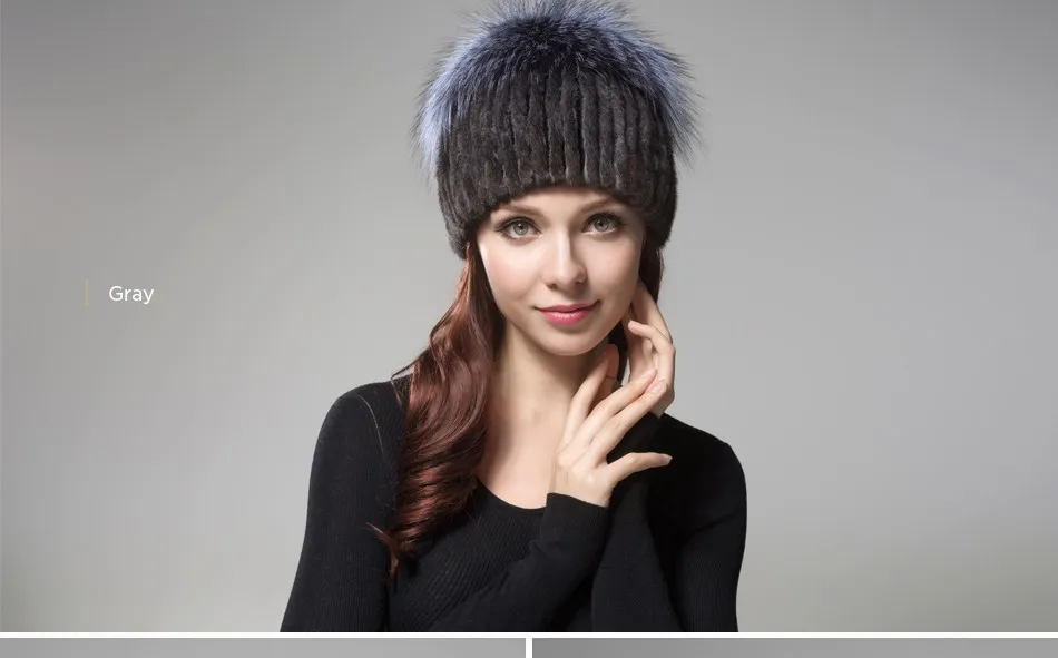 fur winter hats for women PCM024 (19)