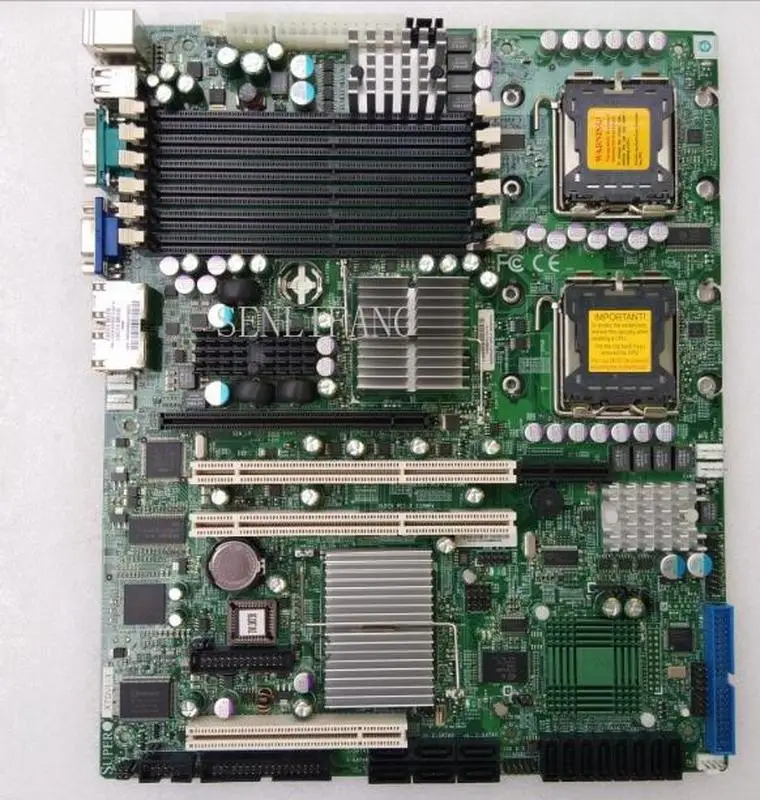 

Working X7DVL-3 for dual 771 server motherboard 5000V chipset supports SAS Well Tested