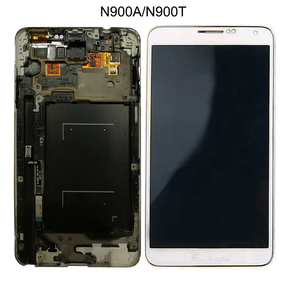 

szHAIyu Tested LCD Display with Frame For Samsung Galaxy Note 3 N900 N9000q N900a N9005 N900A N900T With Frame and Free Tools