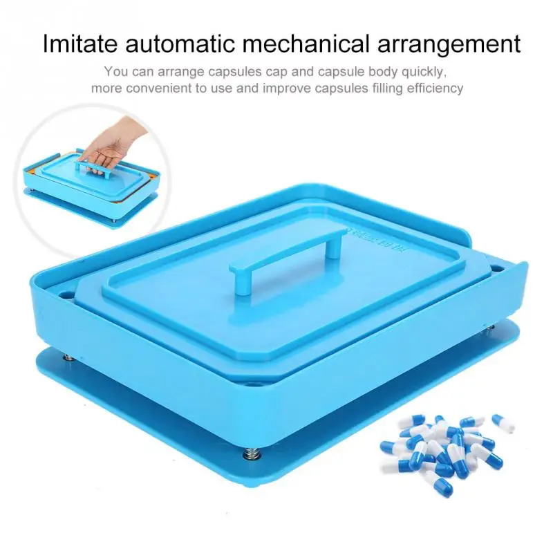 

Empty Capsule Plates With Spreader 200 Holes Vitamins Powder Capsules Filling Tool 0# Manual Filling Capsules Machine