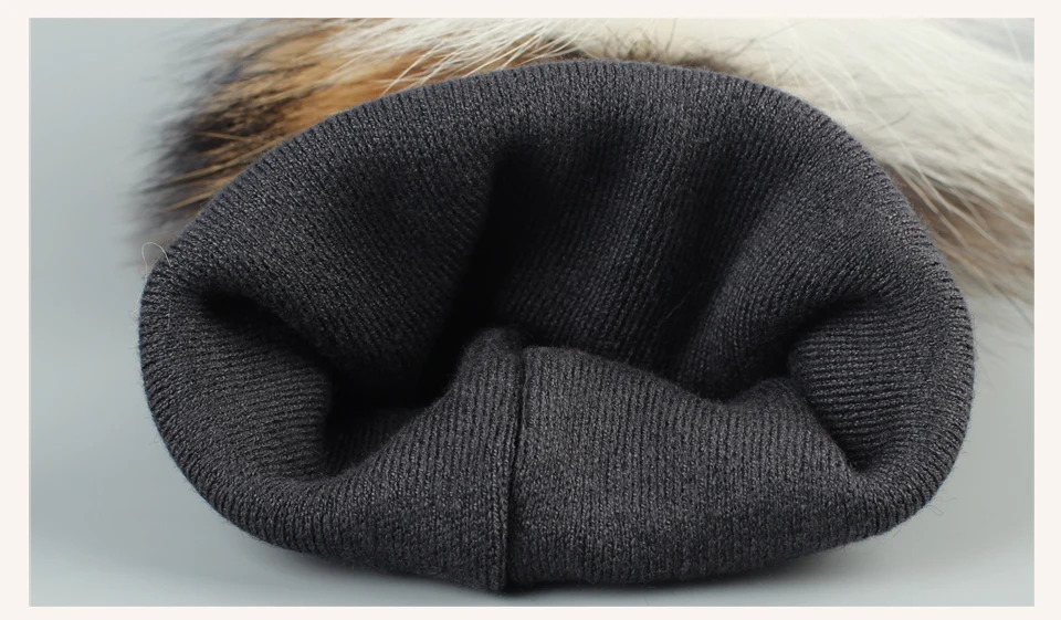 Geebro детская зимняя кашемировая шапочка с натуральным помпоном Модные трикотажные хлопковые мешковатые шапки-Боб с 3 тон Цвета помпоном