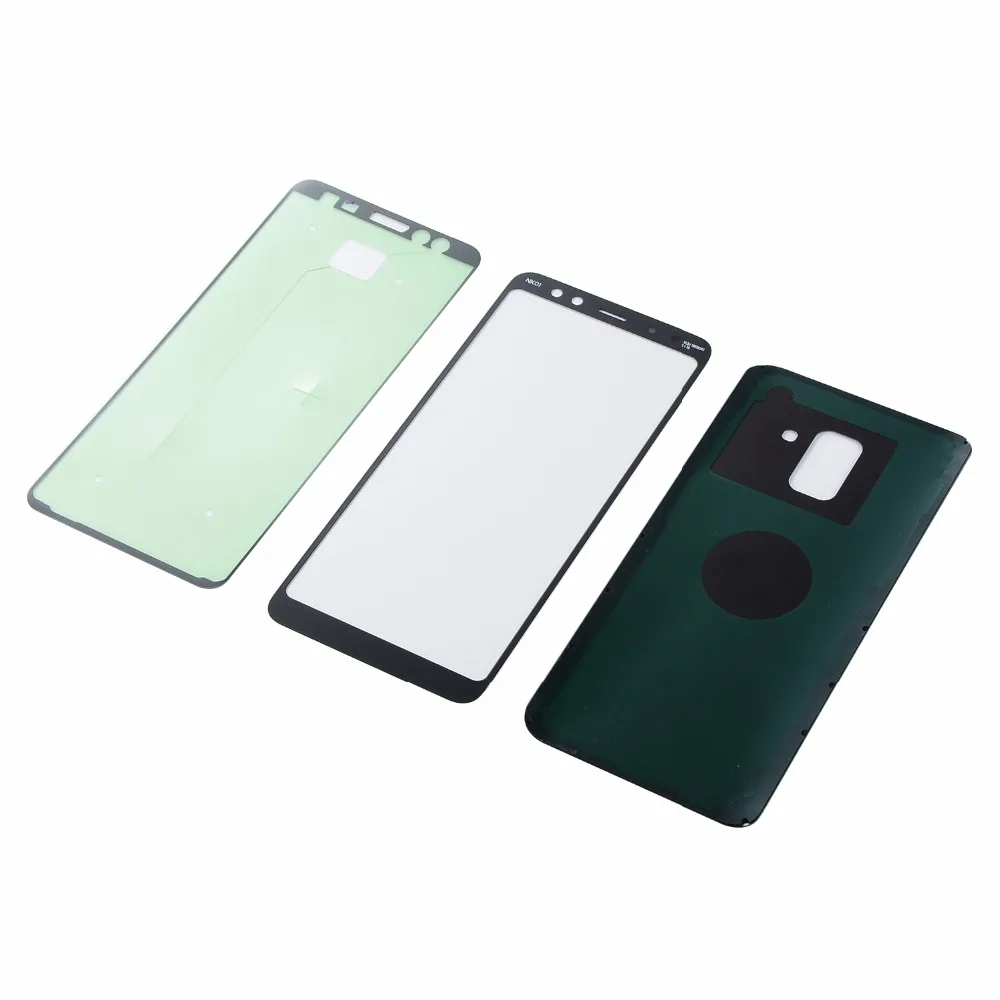 Для Samsung Galaxy A8 2018 A530 A530F A530DS задняя крышка батарейного отсека + Датчик сенсорного