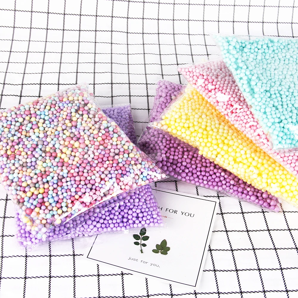 

david angie 4-6MM Mini Colored Round Foam Balls Styrofoam 1 Pack,DIY Wedding Christmas Party Decoration Supplies Gifts,1Yc2892