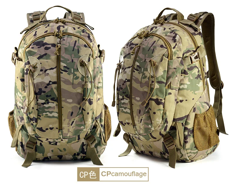 30L waterproof Tactical Camouflage sprots backpack men travel outdoor Military male Mountaineering Hiking Climbing Camping bags - Цвет: CP color