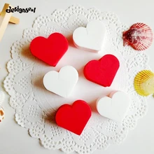 6Pcs Heart Cosmetic Powder Puff Soft elastic Makeup Foundation Sponge Flawless Dry Wet Makeup Powder Puffs Cosmetic Tools