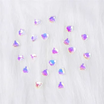 

TYUO 1000Pcs/Pack Crystal AB Flat Back Nail Art Rhinestone Nail Jewelry Decals DIY Nail Art Decor 3D Crystal Rhinestone JZ10-K