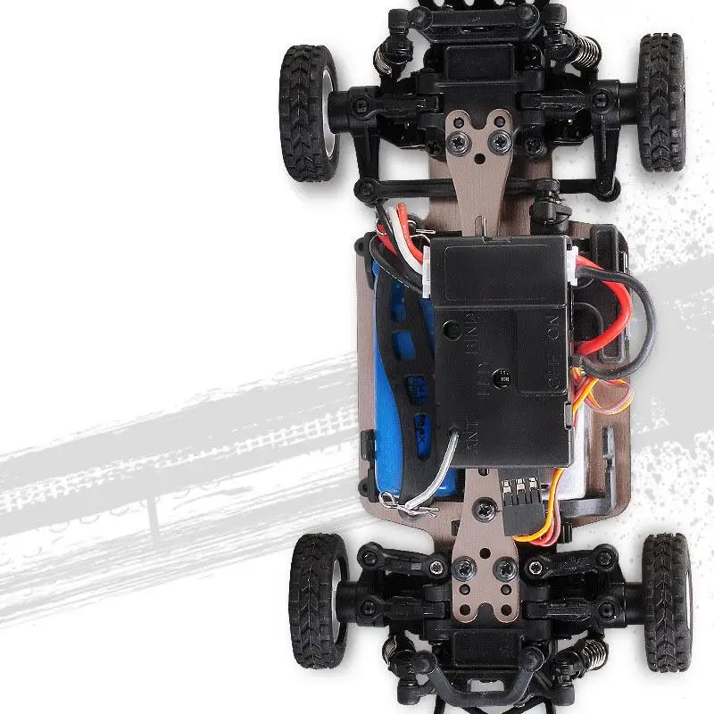 Wltoys K989 1/28 2 4G 4WD матовый Радиоуправляемый раллийный автомобиль RTR с передатчиком