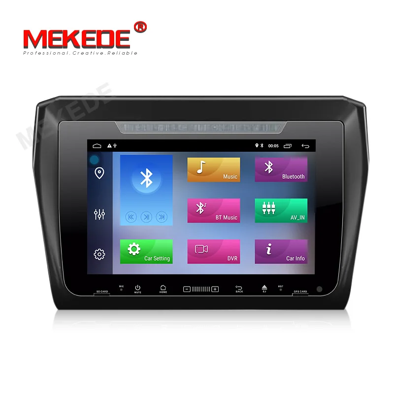 Perfect Mekede android 9.1 Car multimedia stereo head unit navigation GPS NAVI DVD player for Suzuki Swift 2017 2018 2019 8core 32GB ROM 2