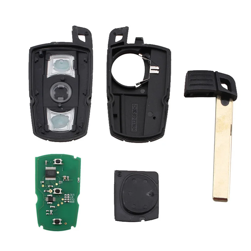 GORBIN 3 кнопки смарт дистанционные брелки для ключей брелок 315 МГц 433 868 МГц пульт дистанционного управления для BMW 1/3/5/7 серий, X5 X6 Z4 CAS3 Системы