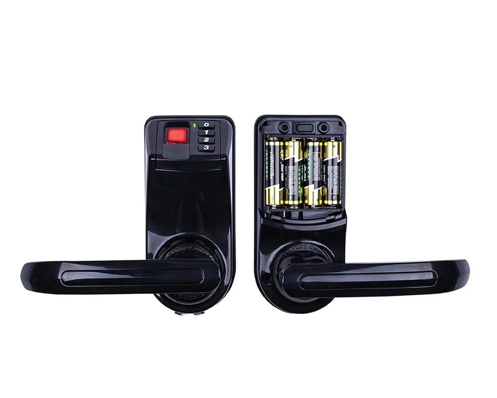 Дверной замок с Биометрическим распознаванием отпечатков пальцев (датчик +