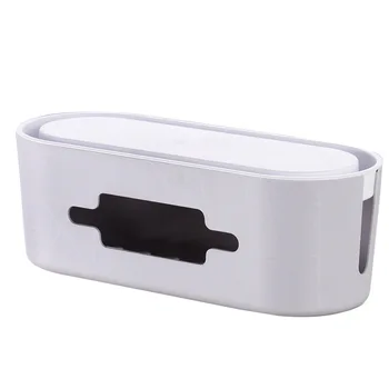 

Creative Hollow Storage Box Saving Spacer Home Office Use Storing Power Line Cable Outlet Plug Wiring Holder
