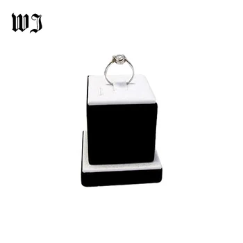

Best Jewelry Ring Display Stand Case Holder Jewellery Rings Exhibitor Tower Ring Storage Organizer Rack Showcase 5*5*5.5CM
