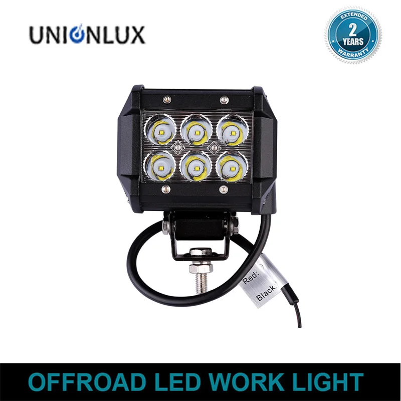 

4inch 18W Spot Flood LED light bar Driving Fog Lights bulb Led Work Light for Off-road, Truck, SUV, Jeep Tractor