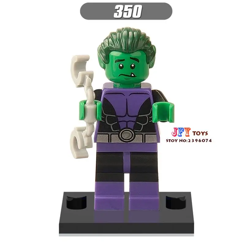 

Single Sale New Comics DC Super Heroes Suicide Squad Beast Boy building blocks Baby kit gift DIY Toys brinquedos menino
