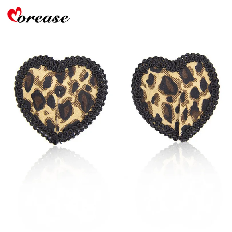 Morease Leopard Nipple Cover Pads Self Adhesive Sticker Breast Pasties Adult Game Erotic BDSM Fetish Product Sex Toy For Woman | Красота и