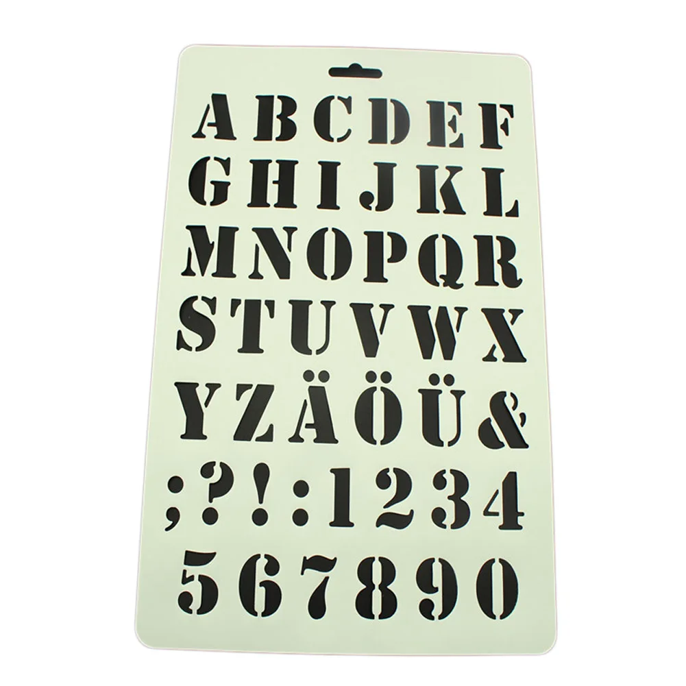 Letters Masking Spray Stencil For Walls Painting Embossing Paper Crafts