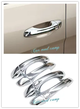 

Fashion! For VW Volkswagen Atlas 2017 ABS Chrome Side Door Handle Cover Trim with Smart Key Hole 8pcs Car Styling Accessories!