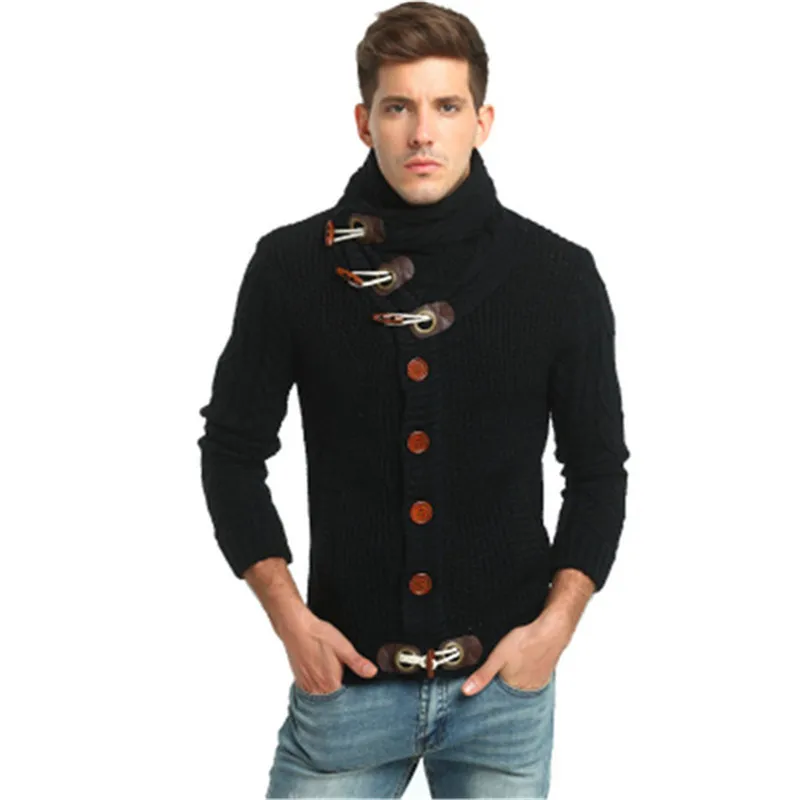 BDLJ кардиган, свитер, пальто для мужчин, Осень-зима, модные однотонные свитера, повседневный теплый вязаный джемпер, мужской свитер, пальто размера плюс 3XL