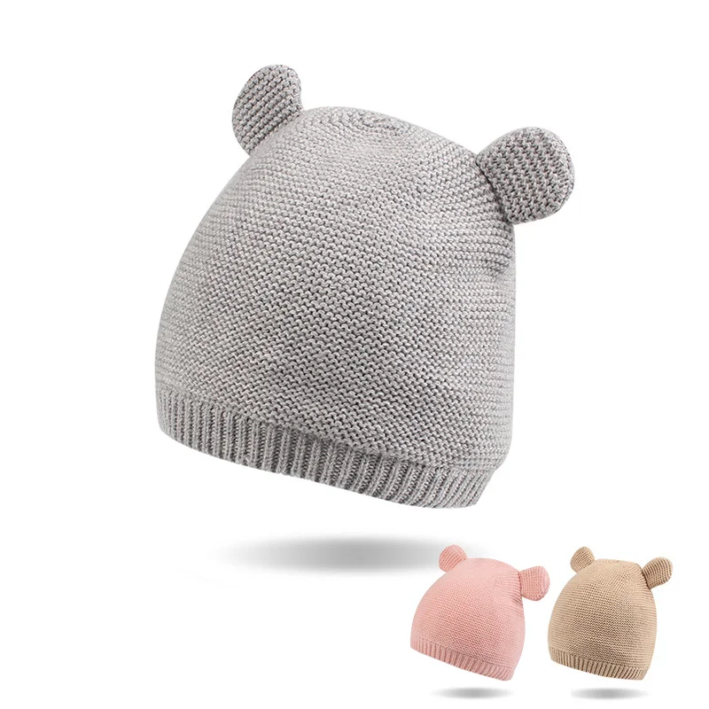 baby hat bear ears