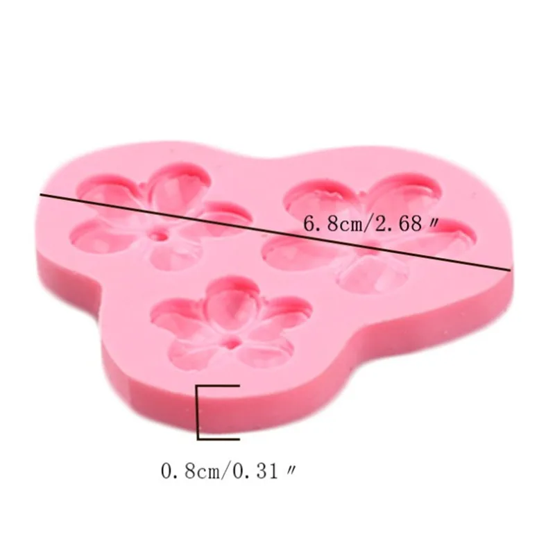 3D Подсолнух Роза силиконовая формочка с цветами украшения боковой части торта изделия из сахара, форма для торта Fondant(сахарная) формы для полимерной глины DIY