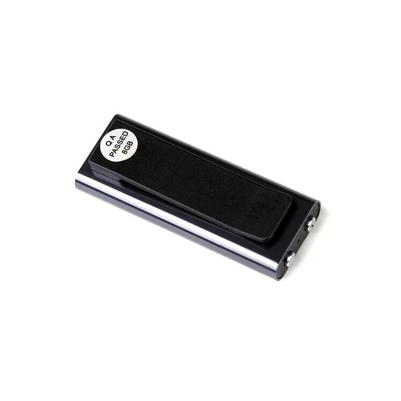 Мини цифровой диктофон QZT USB флеш накопитель самый маленький зажим Голосовая