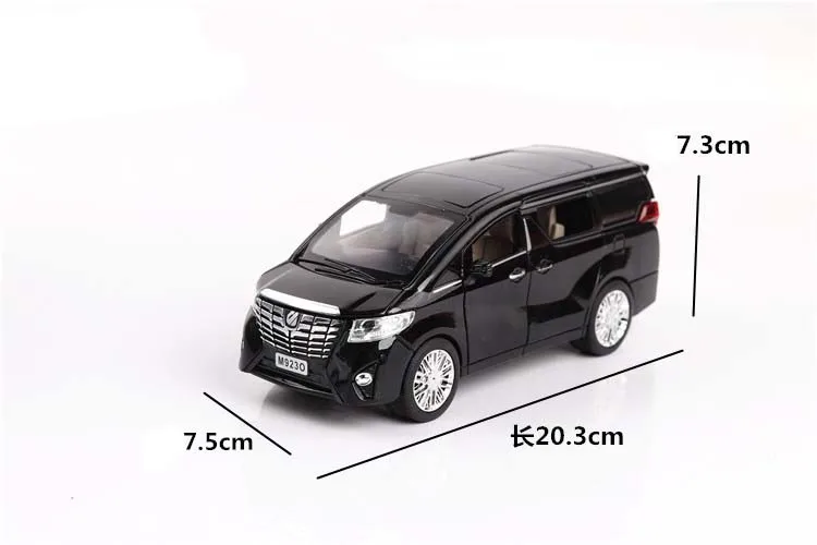 1:24 игрушечный автомобиль отличная TOYOTA Alphard MPV Автомобильная игрушка сплав Diecasts