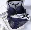 Deep V Sexy Y-line Straps 6 Colors Brassiere Fashion Soft Lace Bra and Panty Set Women Bras Front Closure Female Lingerie Bras ► Photo 1/6