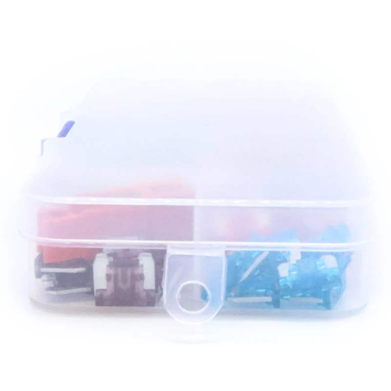 

Car-Styling 50Pcs Assortment 5A 10A 15A 20A 30A Car Blade Fuse With Clip Auto Standard Mini Fuse Boat Motorcycle Fuse