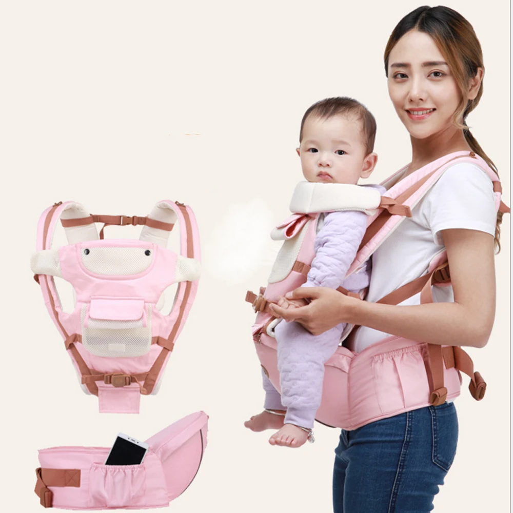 

Multifunction Ergonomic Backpack Carrier Baby Sling for Newborns Portable Polyester Kangaroo for Children Toddler