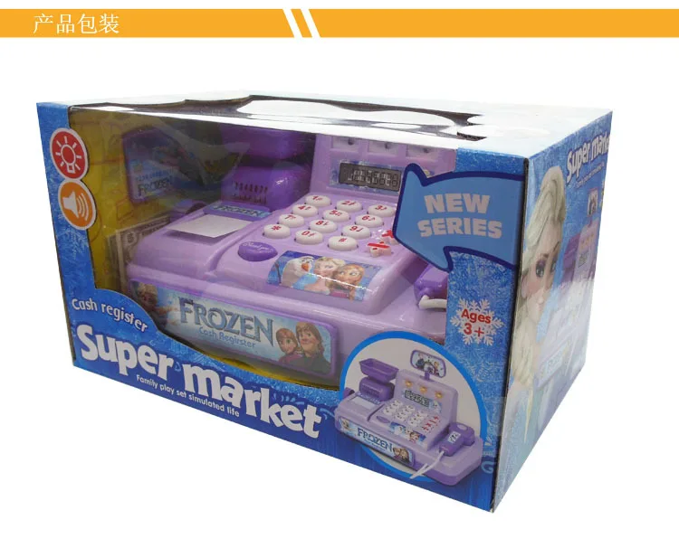 Princesa dos Desenhos Disney Congelado Pirata Animados Simulação Jogo Pai-filho Interativo Supermercado Caixa Registradora Dinheiro Bancário Brinquedo 8 Disney congelado pirata princesa dos desenhos animados