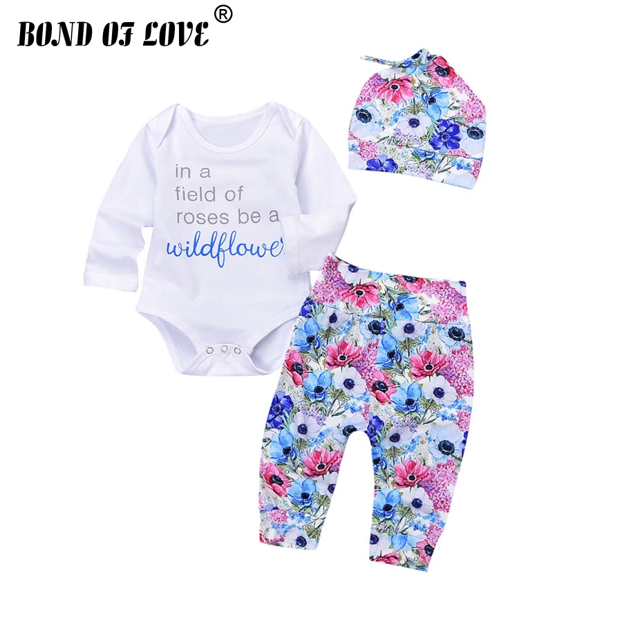 

Triangle Climb Clothes Toddler Infant Kids Baby Girl Boy Letter Long Sleeve Clothes Casual Romper Pant Hat 3pc Playsuit Jumpsuit