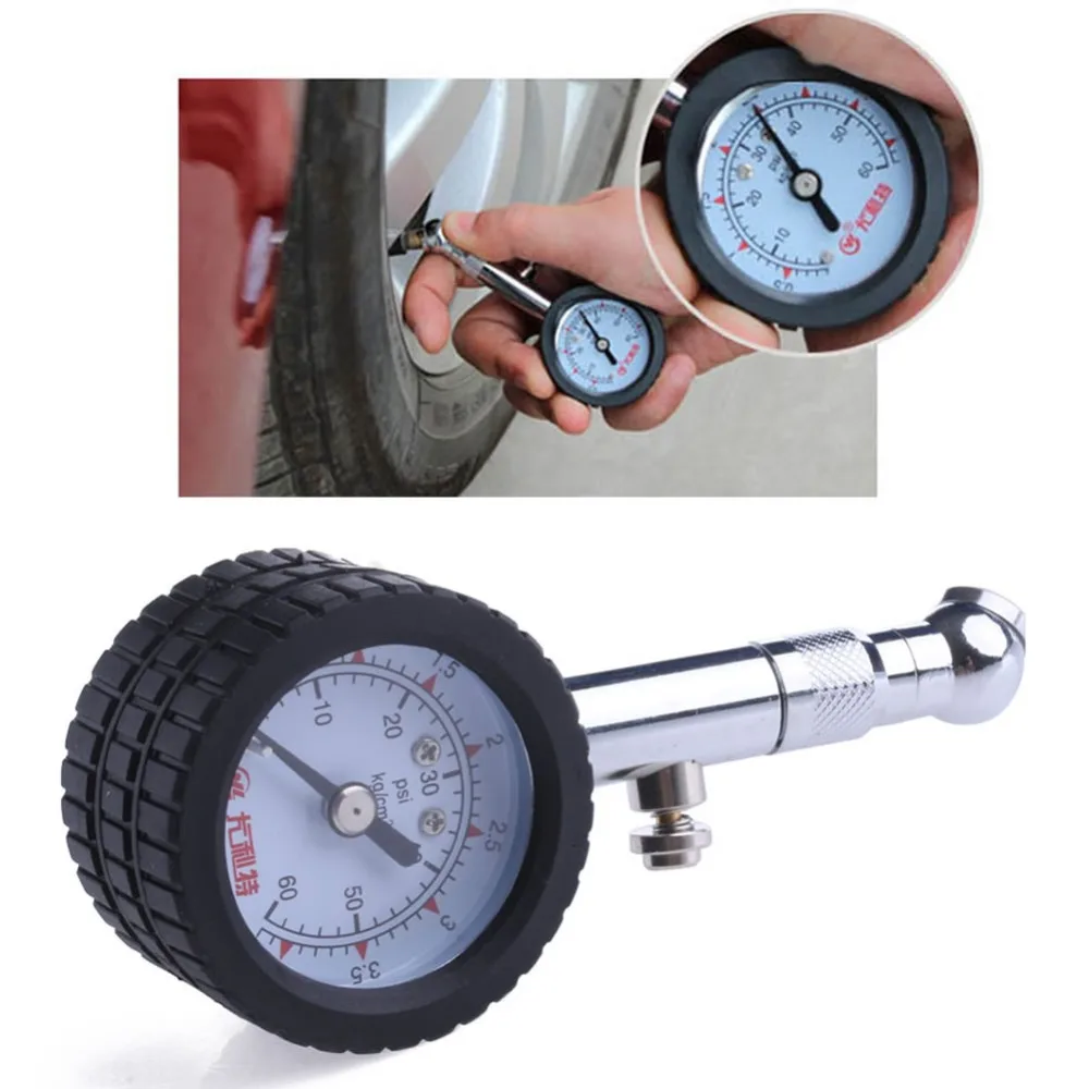 

YD-6025 Accurate Car Automobile Tire Air Pressure Gauge 0-60 PSI Dial Meter