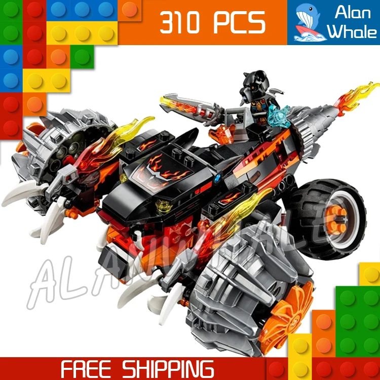 

310Pcs Tormaks Shadow Blazer Saber-tooth Ambush Outpost Vehicle 10352 Figure Building Blocks Kid Toys Compatible With LegoING