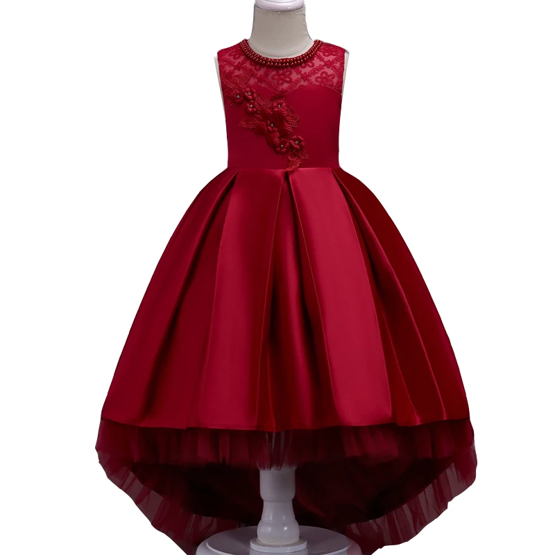 

2019 Teenager Girls Summer Dress Kids Dresses For Girls Pageant Formal Mermaid Princess Dress Party Wedding Dress 14 10 12 Years