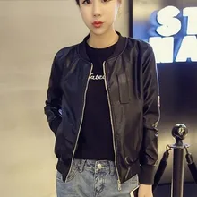 Новинка, женское кожаное пальто, куртка, женская короткая тонкая черная мотоциклетная кожаная куртка на молнии, Женская Куртка jaqueta de couro feminino