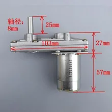 555 Metal Gear Motors for Takanawa 555 Metal Gear Motors 12V-24V DC Reduction Gear Motor High Torque Low Noise