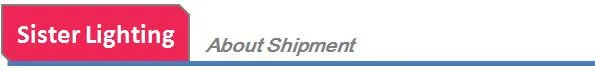 About shippment